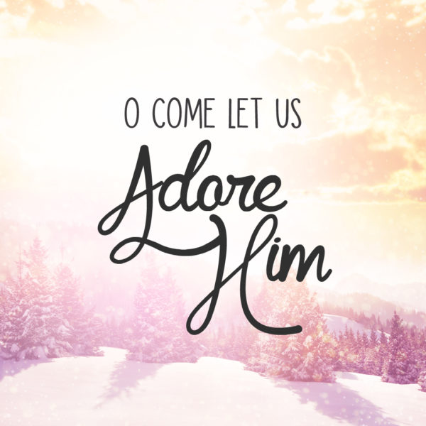 Let us adore the gift